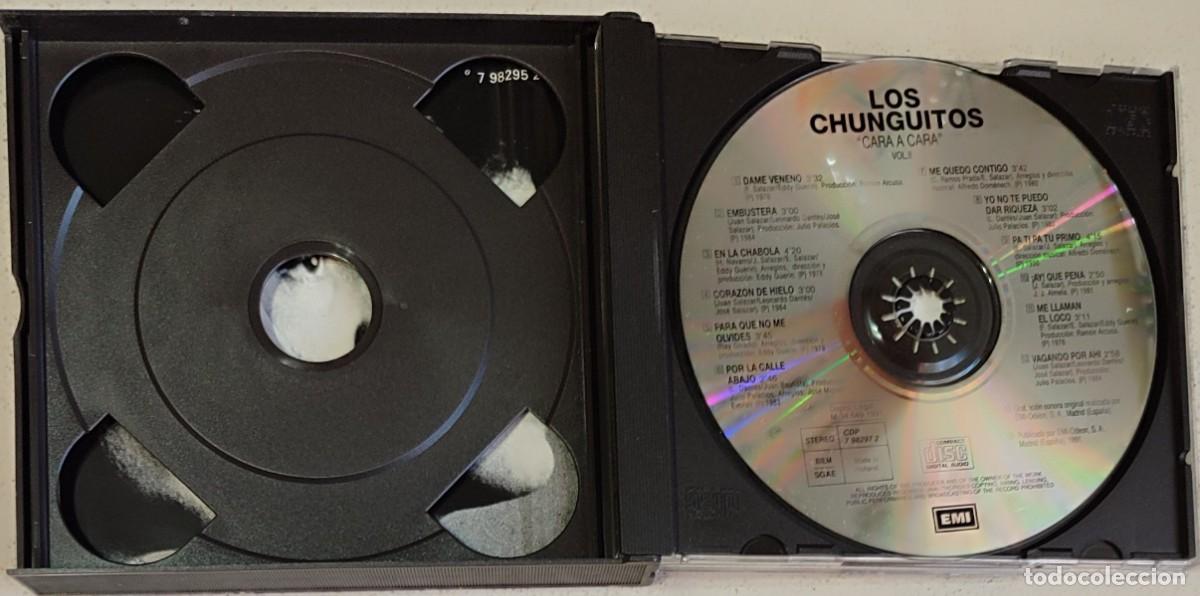 CDs de m&uacute;sica: LOS CHUNGUITOS - CARA A CARA (2CD) 1991 - 25 EXITOS - Foto 3