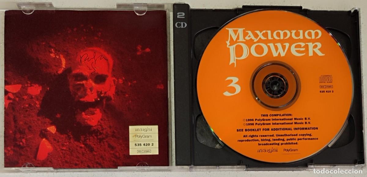 CDs de m&uacute;sica: VARIOS - MAXIMUM POWER VOL. 2 (2CD)1996 - 30 TEMAS - Foto 2