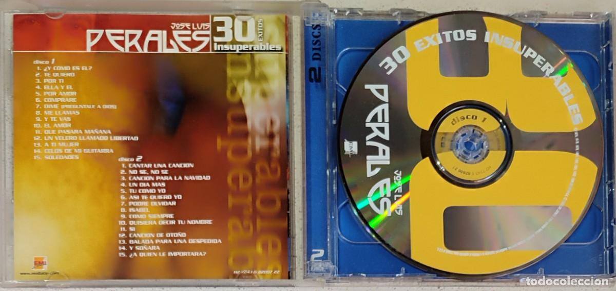 CDs de m&uacute;sica: JOSE LUIS PERALES - 30 EXITOS INSUPERABLES (2CD) 2003 - Foto 2