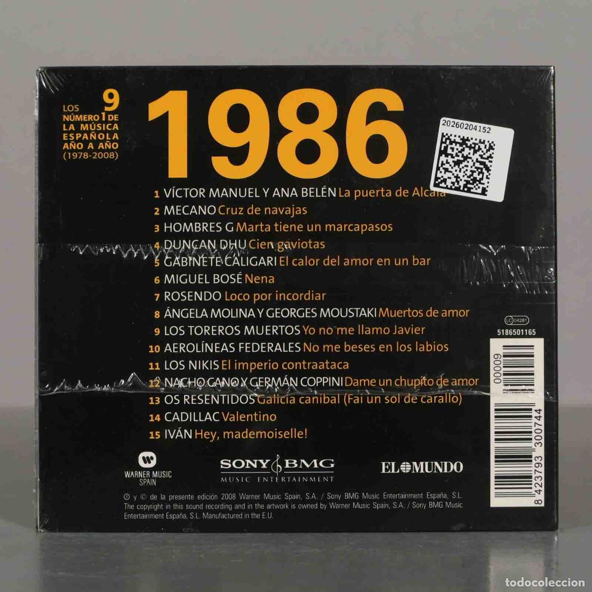 CDs de m&uacute;sica: CD. Various &ndash; 1986. Las Canciones De Nuestra Vida. PRECINTADO. - Foto 2