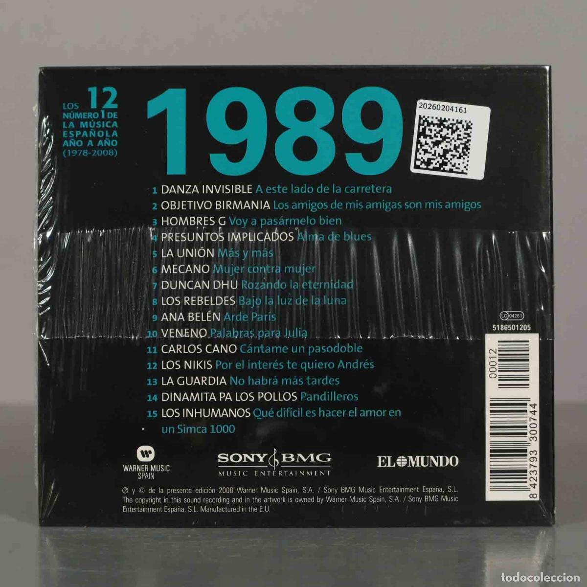 CDs de m&uacute;sica: CD. Various &ndash; 1989. Las Canciones De Nuestra vida. PRECINTADO. - Foto 2