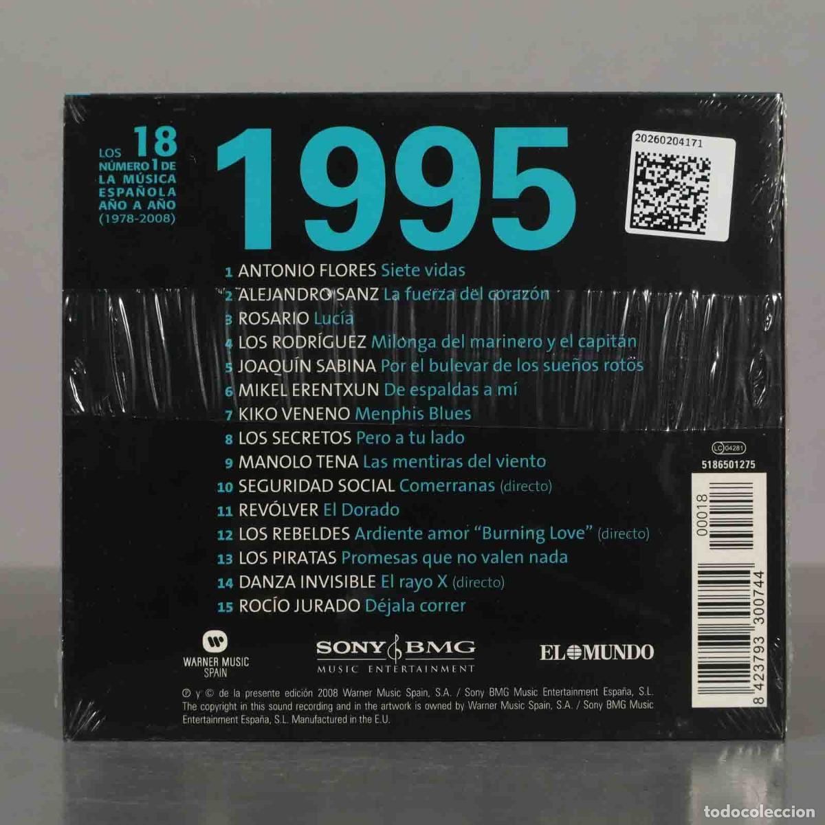 CDs de m&uacute;sica: CD. Various &ndash; 1995. Las Canciones De Nuestra Vida. PRECINTADO. - Foto 2