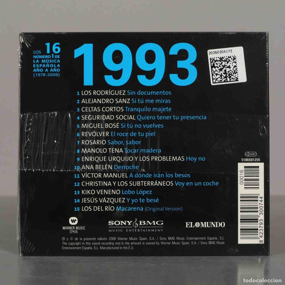 CDs de m&uacute;sica: CD. Various &ndash; 1993. Las Canciones De Nuestra Vida. PRECINTADO. - Foto 2