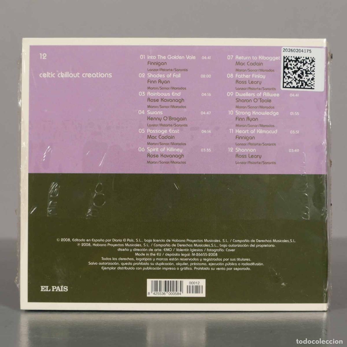 CDs de m&uacute;sica: CD. 12/celtic chillout creations. PRECINTADO. - Foto 2