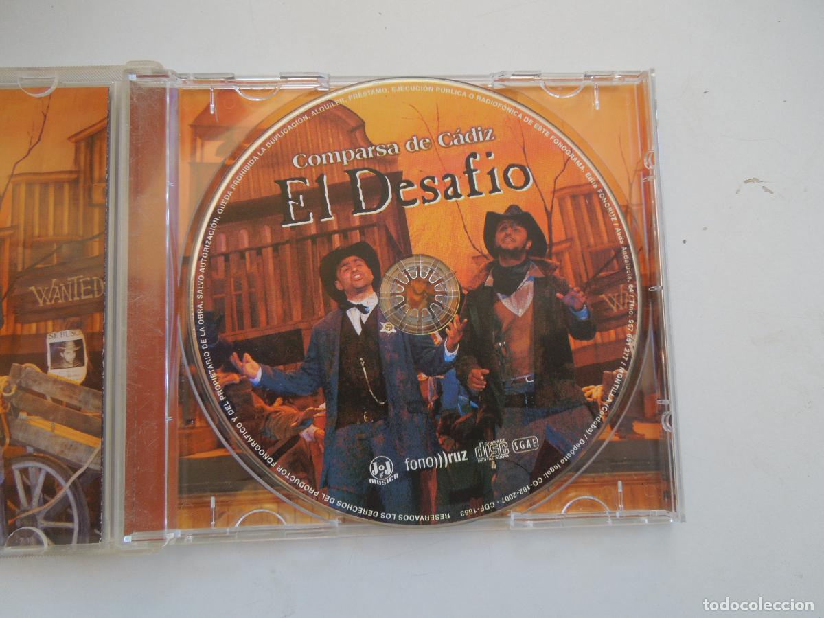 CDs de m&uacute;sica: EL DESAFIO - COMPARSA CARNAVAL DE CADIZ 2007 - CD- LUIS RIVERO - Foto 2