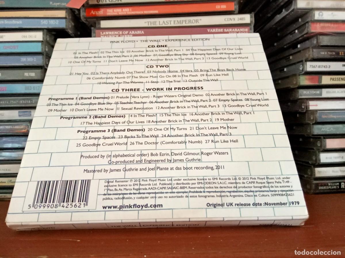 CDs de m&uacute;sica: Pink Floyd &lrm;&ndash; The Wall - cd Argentina 2012 - Foto 2
