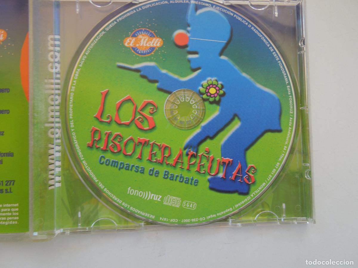 CDs de m&uacute;sica: LOS RISOTERAPEUTAS - CARNAVAL DE CADIZ 2017 COMPARSA DE BARBATE - CD - Foto 2