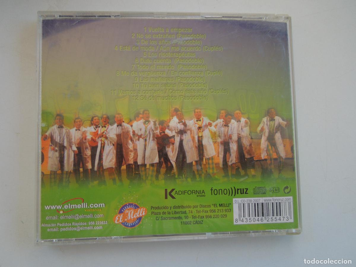 CDs de m&uacute;sica: LOS RISOTERAPEUTAS - CARNAVAL DE CADIZ 2017 COMPARSA DE BARBATE - CD - Foto 3
