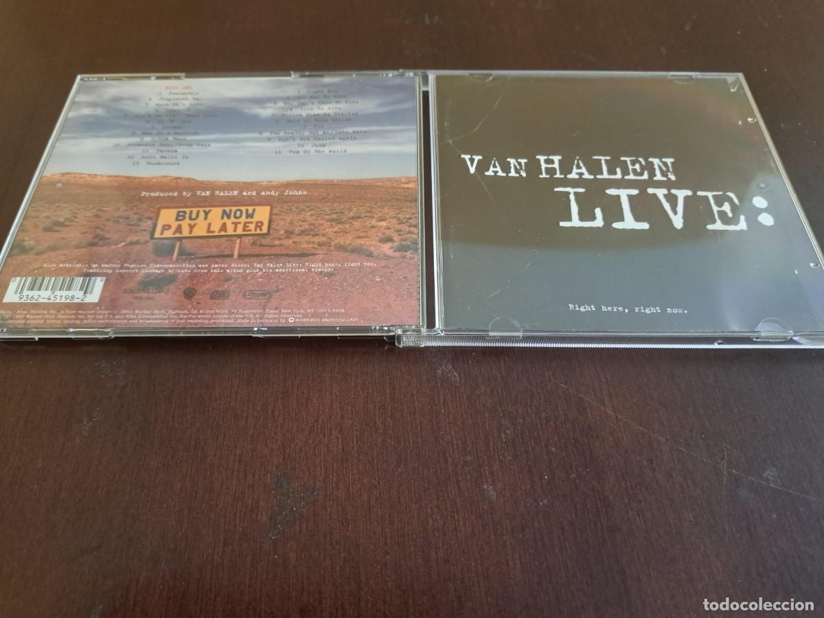 CDs de m&uacute;sica: VAN HALEN - 2 CD - LIVE - RIGHT HERE RIGHT NOW - SAMMY HAGAR - Foto 1