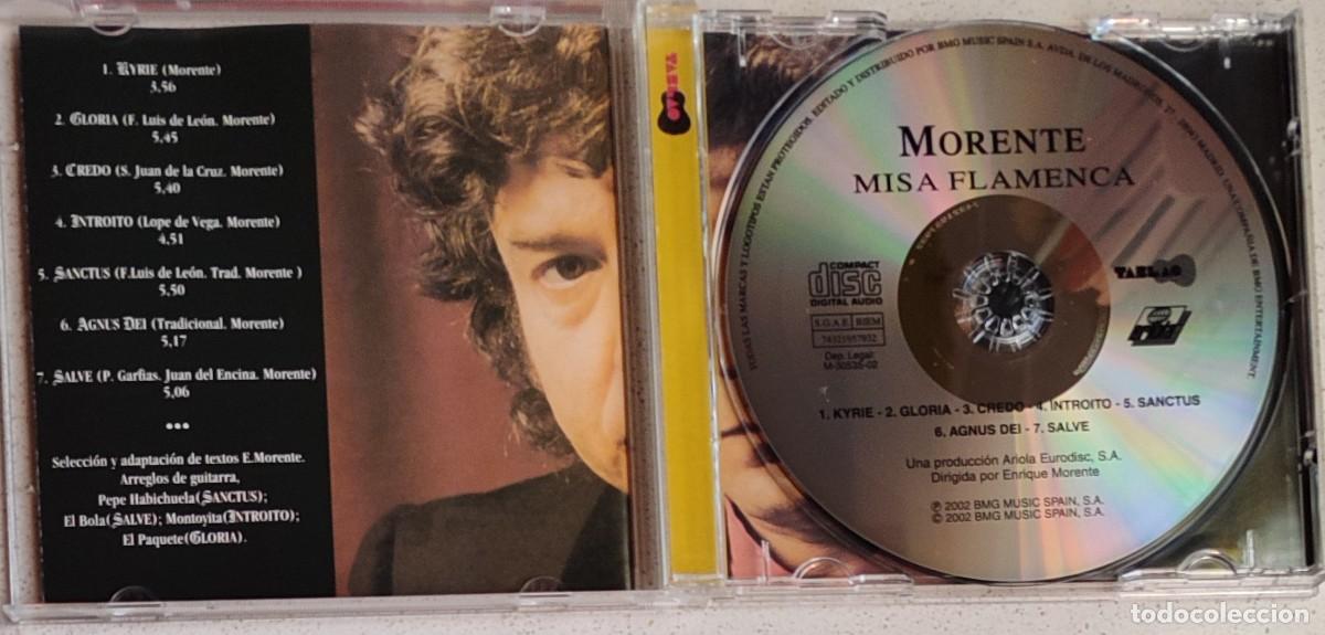CDs de m&uacute;sica: MORENTE - MISA FLAMENCA (CD) 2002 - 7 COPLAS - Foto 2