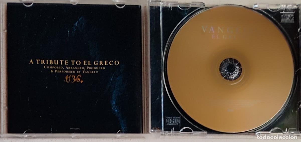 CDs de m&uacute;sica: VANGELIS - EL GRECO (CD) 1998 - 10 TEMAS - Foto 2