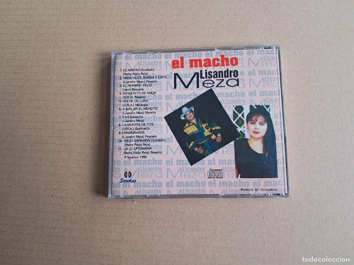 CDs de m&uacute;sica: LISANDRO MEZA - EL MACHO CD 1994 - Foto 3
