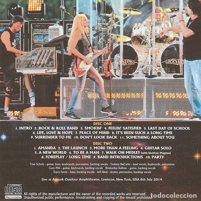 CDs de m&uacute;sica: 2 CDs - BOSTON - Live in Lewiston 2014 - Foto 2