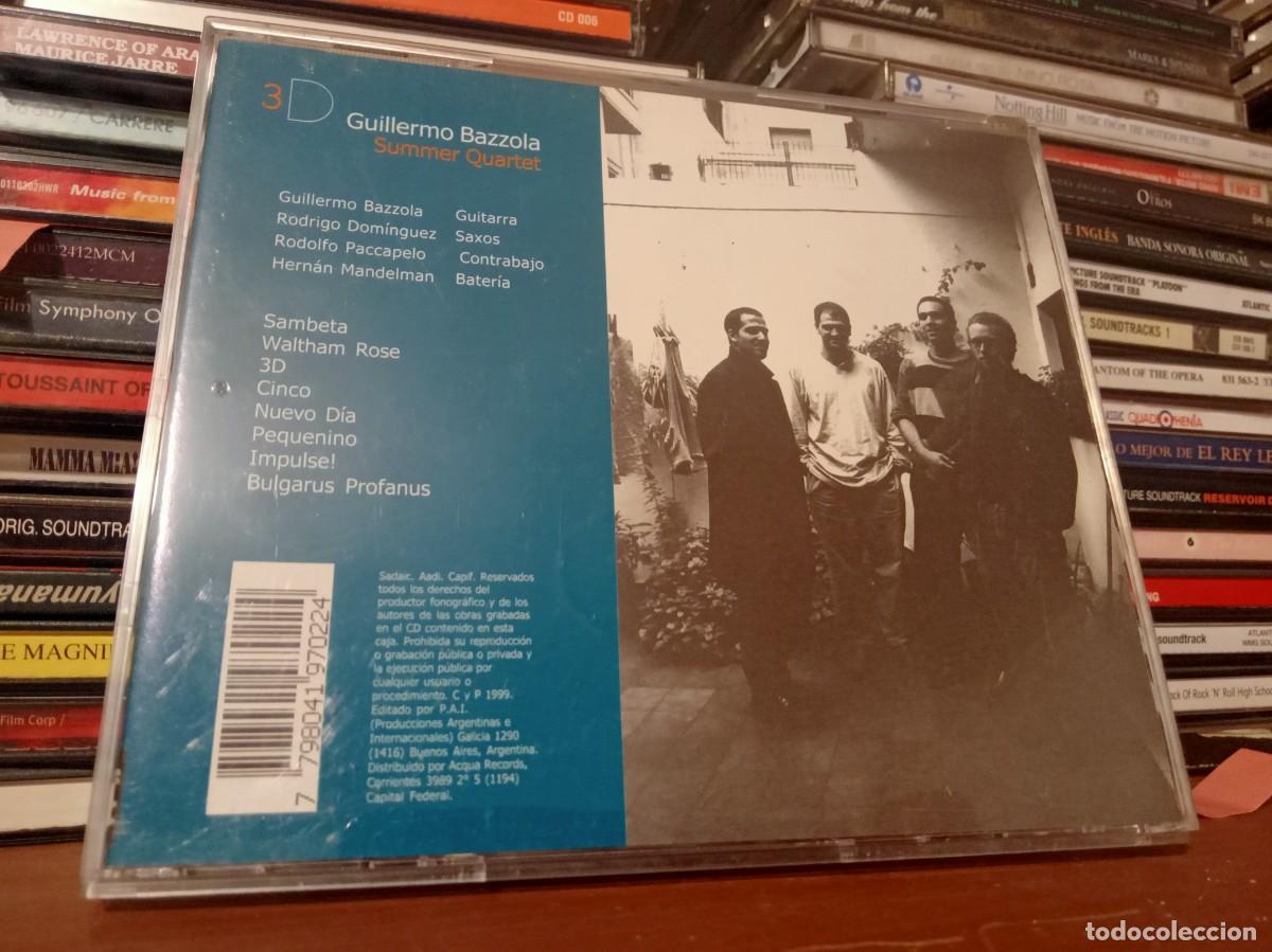 CDs de m&uacute;sica: Guillermo Bazzola Summer Quartet - Cd - Foto 2