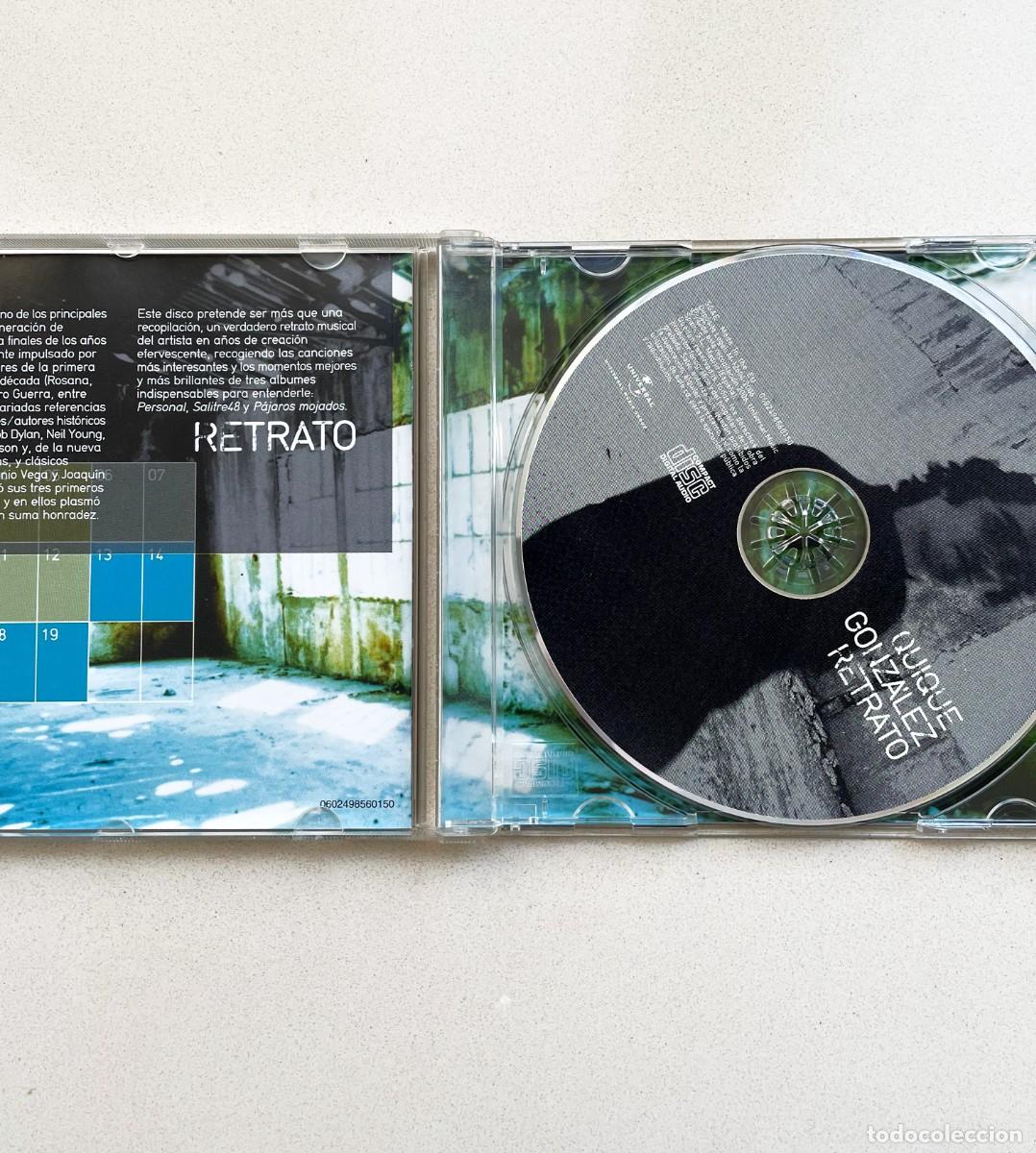 CDs de m&uacute;sica: Quique Gonz&aacute;lez - Retrato (CD) - Foto 2