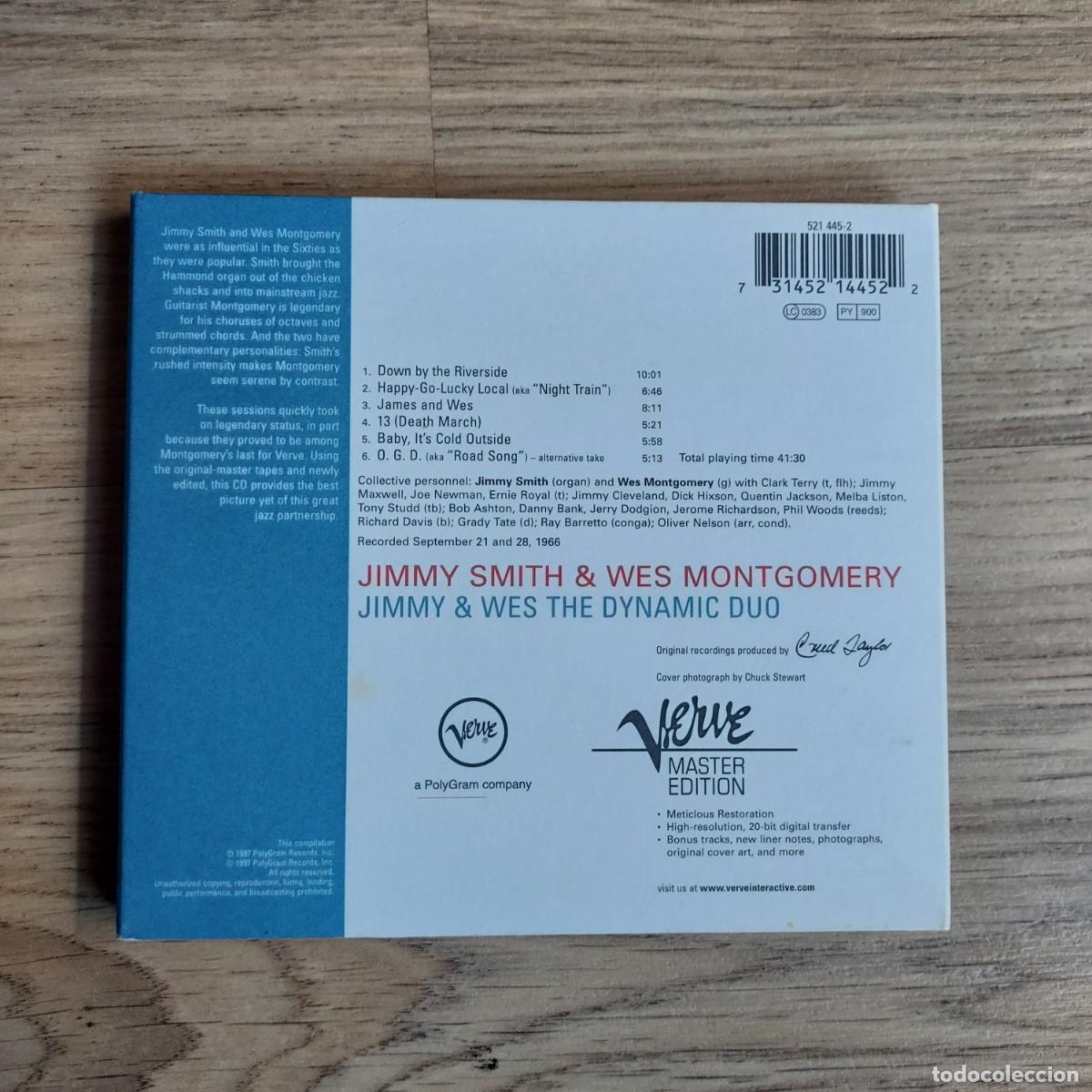 CDs de m&uacute;sica: CD The Dynamic Duo de Jimmy Smith & Wes Montgomery - Foto 2