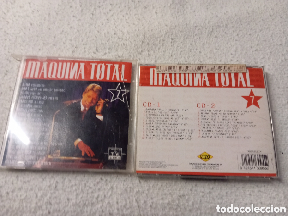 CDs de m&uacute;sica: CD M&Aacute;QUINA TOTAL 7 2 DISCOS - Foto 1