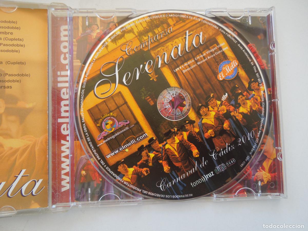 CDs de m&uacute;sica: SERENATA , COMPARSA CARNAVAL DE CADIZ 2010 - CD - Foto 2