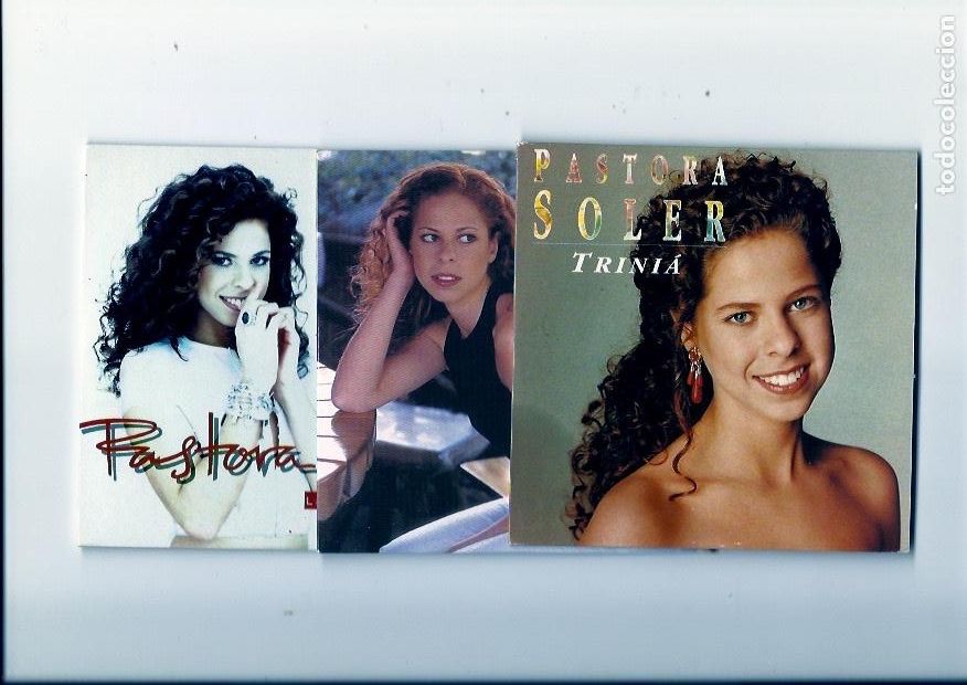 CDs de M&uacute;sica: PASTORA SOLER. Lento amanecer. Diki diki. Trini&aacute; (3 cds single)