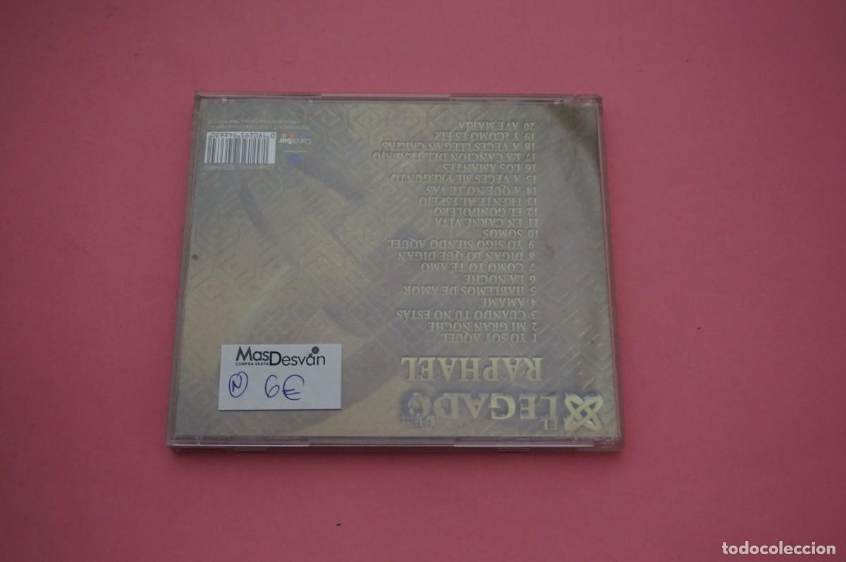CDs de m&uacute;sica: CD - RAPHAEL - EL LEGADO - DISCO EN ESTADO EXCELENTE - Foto 3
