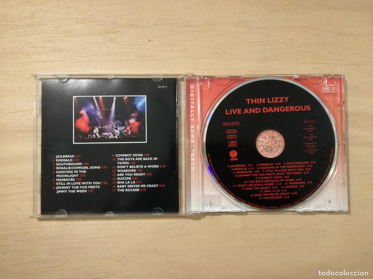 CDs de m&uacute;sica: THIN LIZZY - LIVE AND DANGEROUS - PEDIDO MINIMO 7&euro; - Foto 2