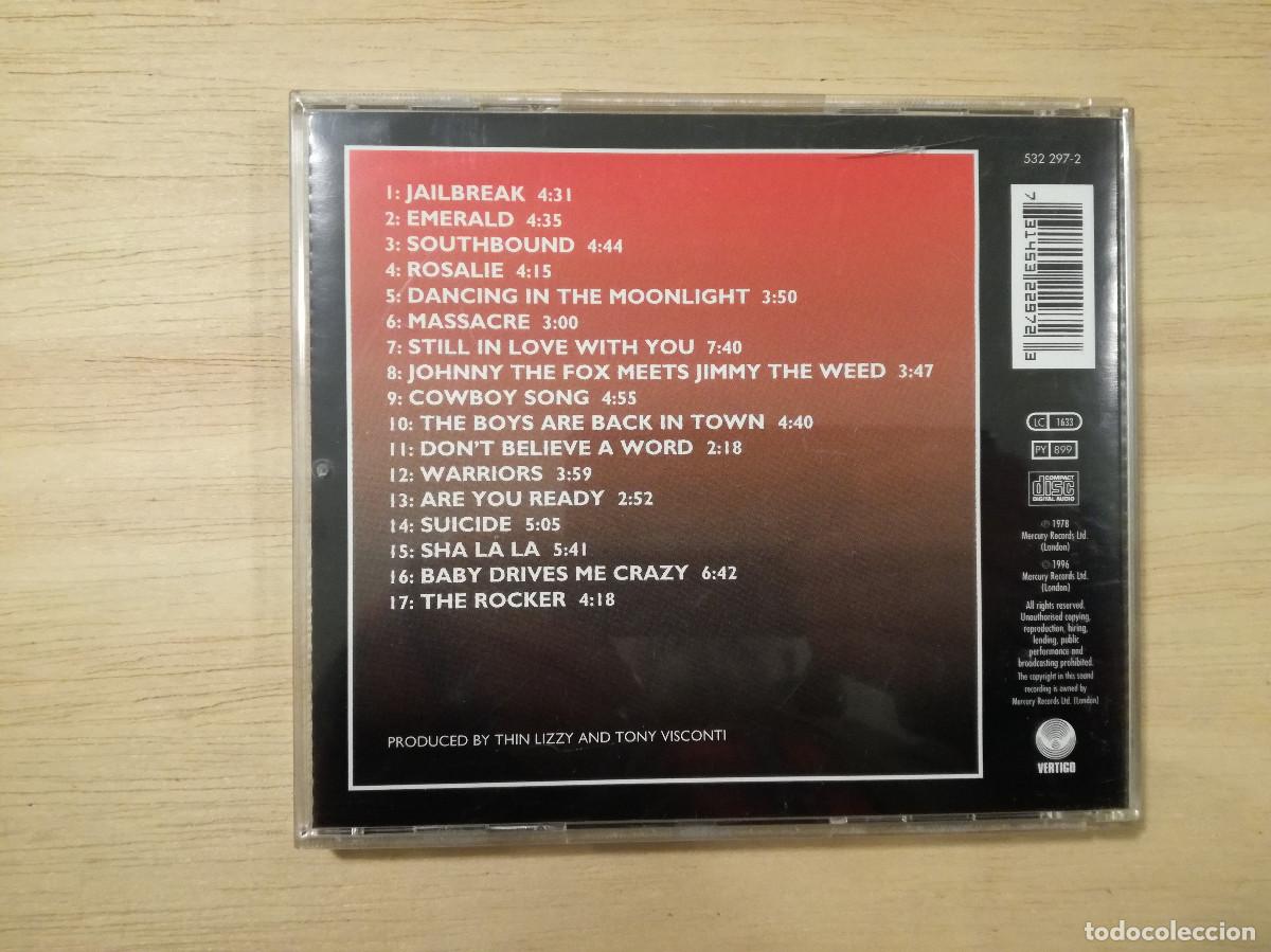 CDs de m&uacute;sica: THIN LIZZY - LIVE AND DANGEROUS - PEDIDO MINIMO 7&euro; - Foto 3