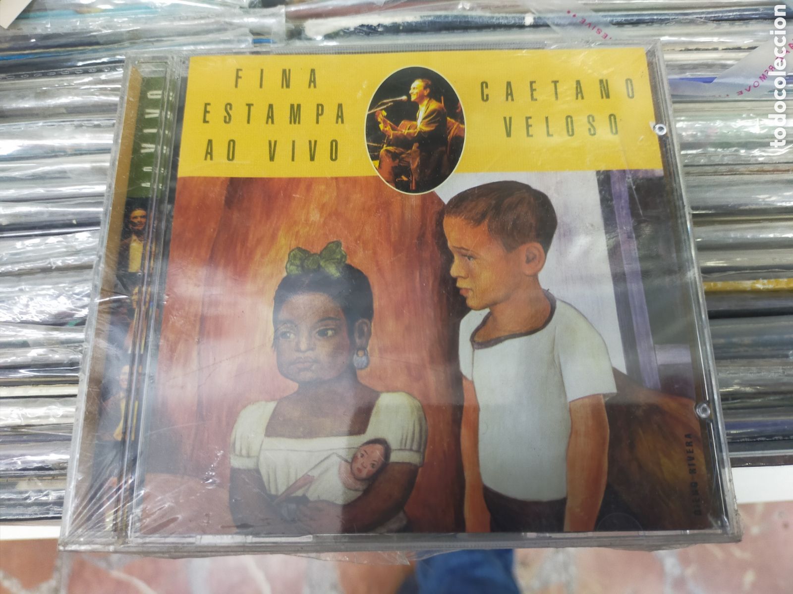 CDs de M&uacute;sica: Caetano veloso CD fina estampa ao vivo