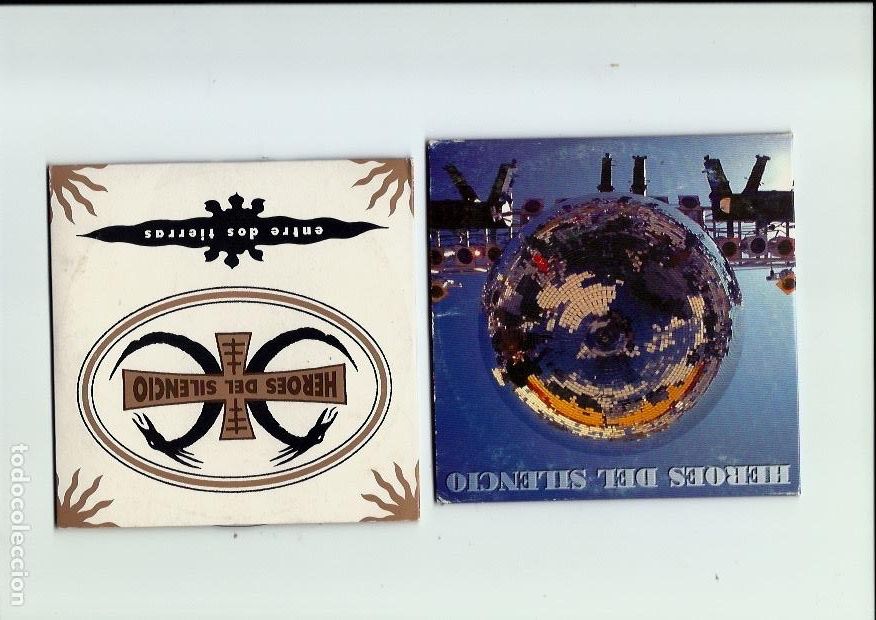 CDs de M&uacute;sica: HEROES DEL SILENCIO. Entre dos tierras. Con nombre de guerra (2 cds single)