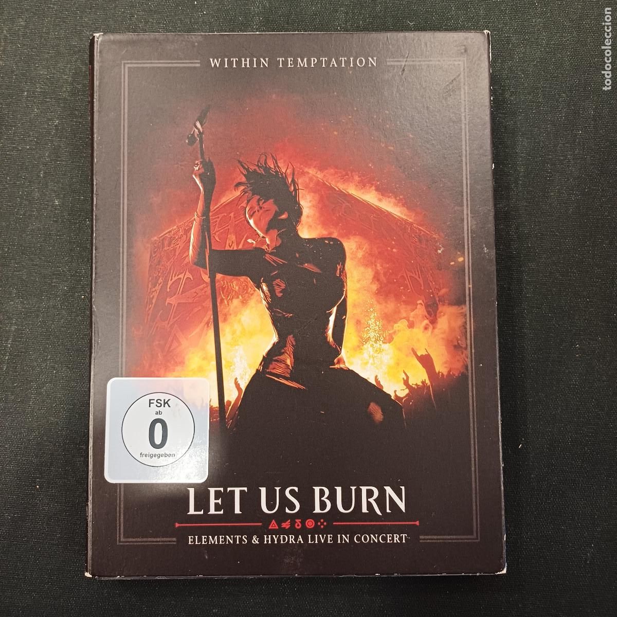 CDs de m&uacute;sica: WITHIN TEMPTATION/LET US BURN/CD 2 DISCOS + DVD METAL. - Foto 1