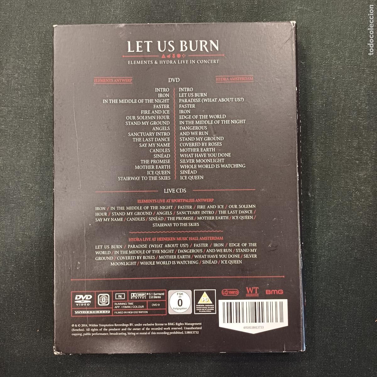 CDs de m&uacute;sica: WITHIN TEMPTATION/LET US BURN/CD 2 DISCOS + DVD METAL. - Foto 6