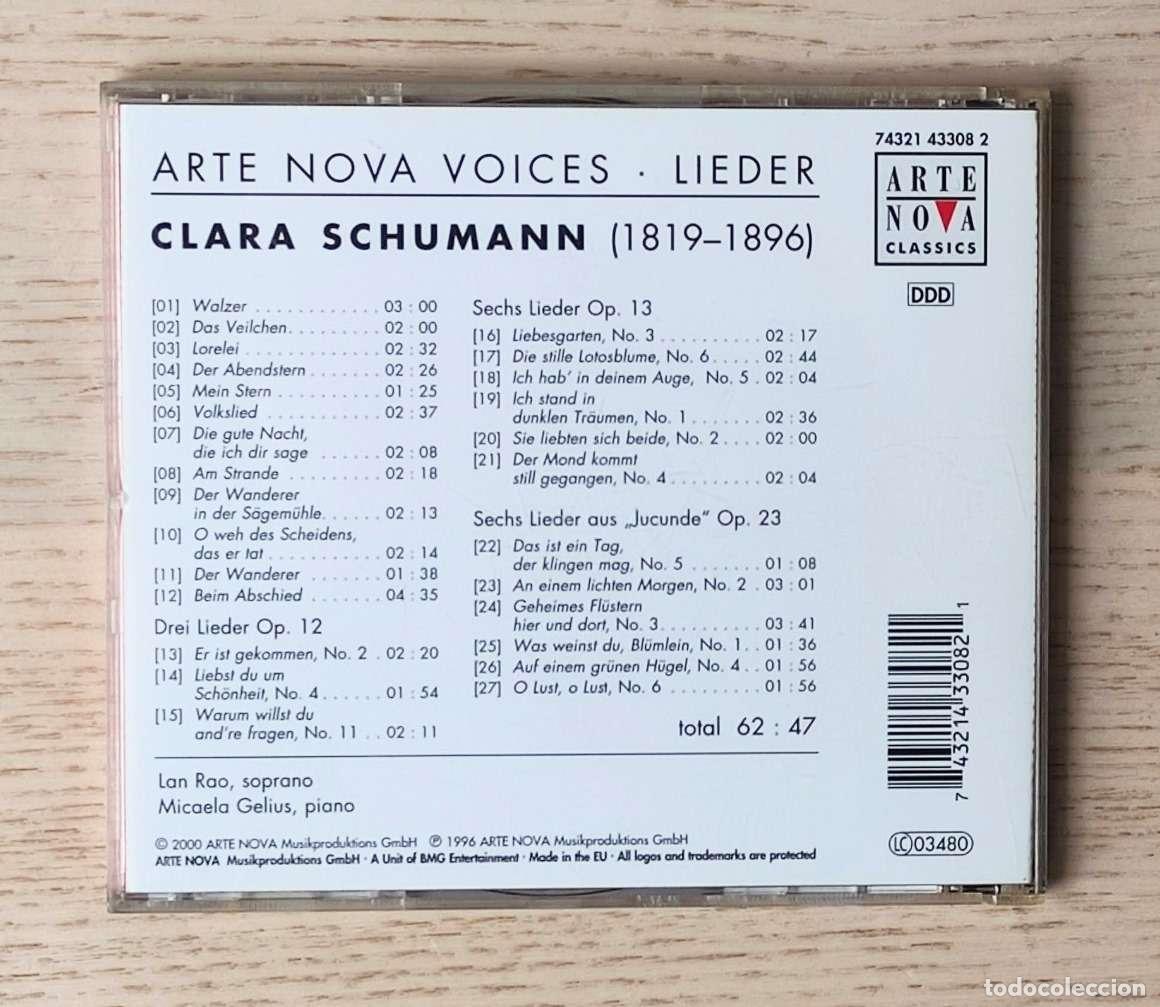 CDs de m&uacute;sica: CLARA SCHUMANN - Lieder (Arte Nova Voices) - Foto 2