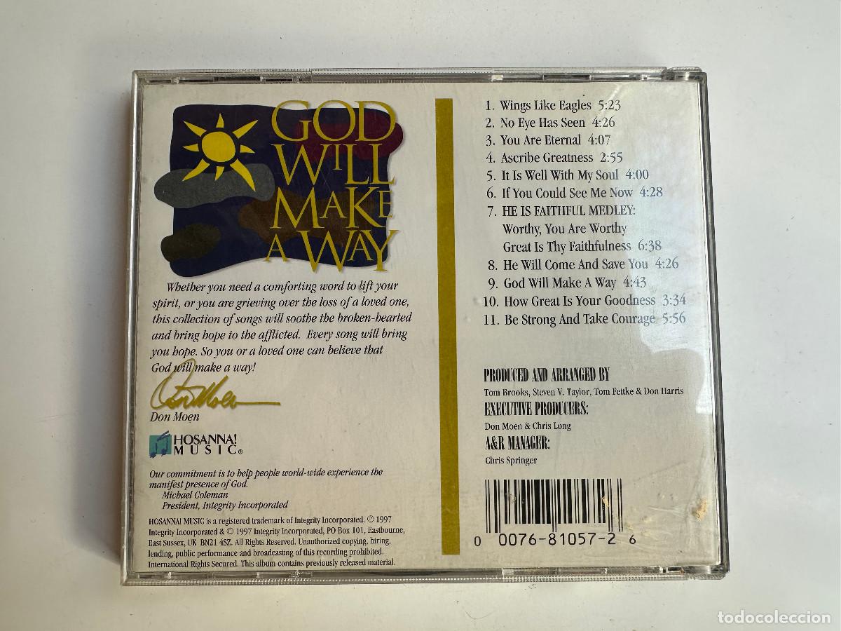 CDs de m&uacute;sica: CD DE MUSICA GOOD WILL MAKE A WAY - Foto 3