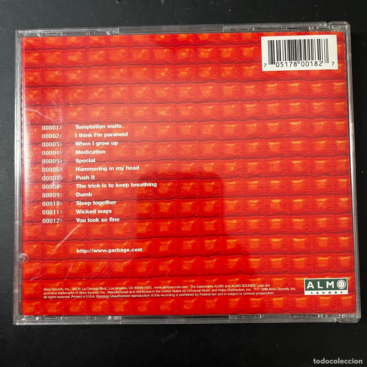 CDs de m&uacute;sica: GARBAGE VERSION 2.0 CD 1998 - Foto 2