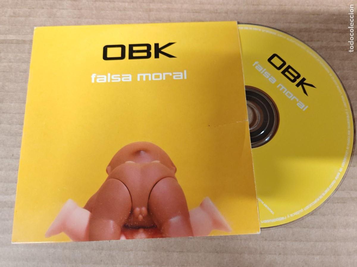 CDs de M&uacute;sica: OBK Falsa moral CD SINGLE PROMO CARTON DEL A&Ntilde;O 2000 CONTIENE 1 TEMA