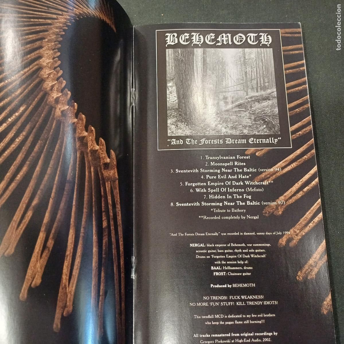 CDs de m&uacute;sica: BEHEMOTH/HISTORICA/BOX SET CD 5 DISCOS METAL. - Foto 5