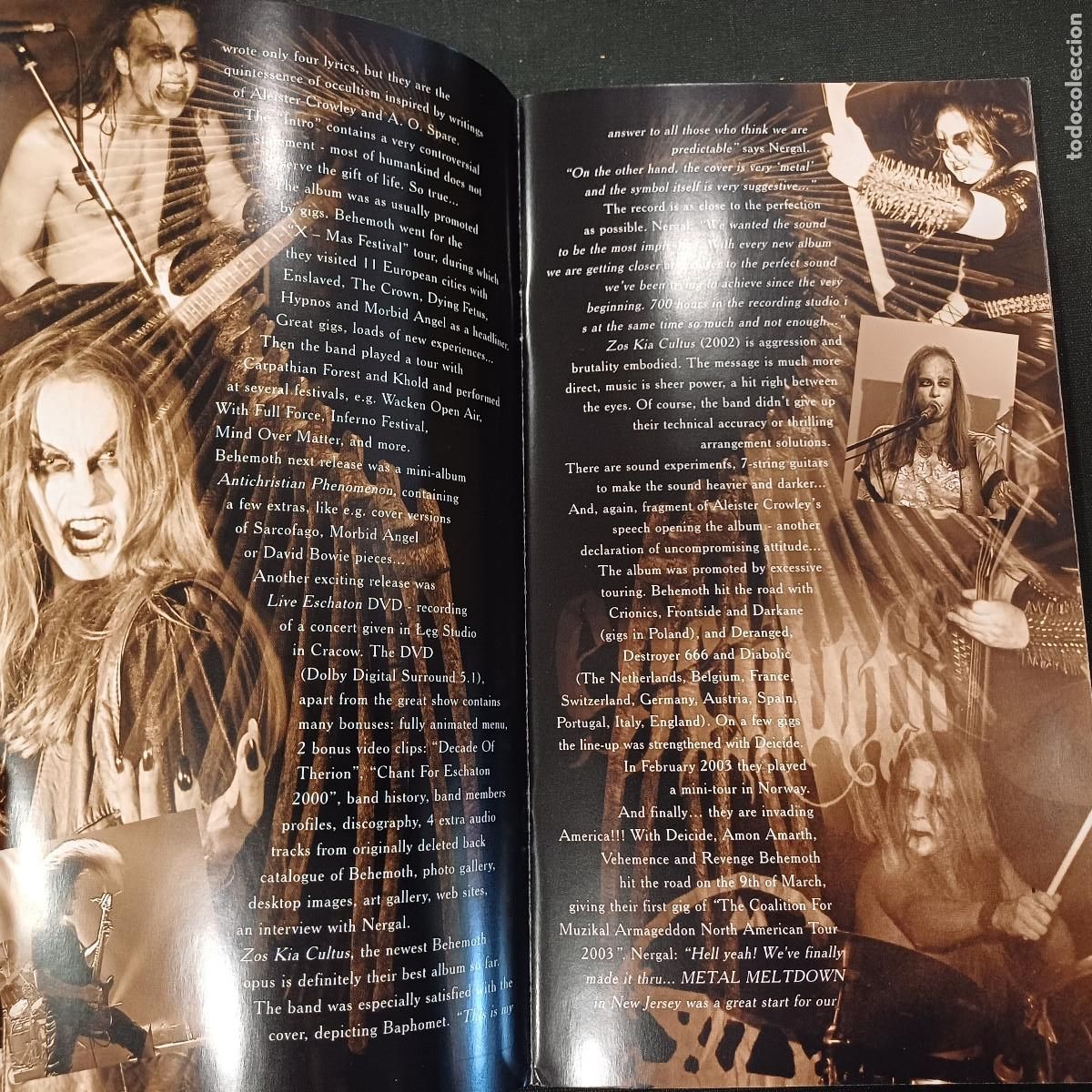 CDs de m&uacute;sica: BEHEMOTH/HISTORICA/BOX SET CD 5 DISCOS METAL. - Foto 4