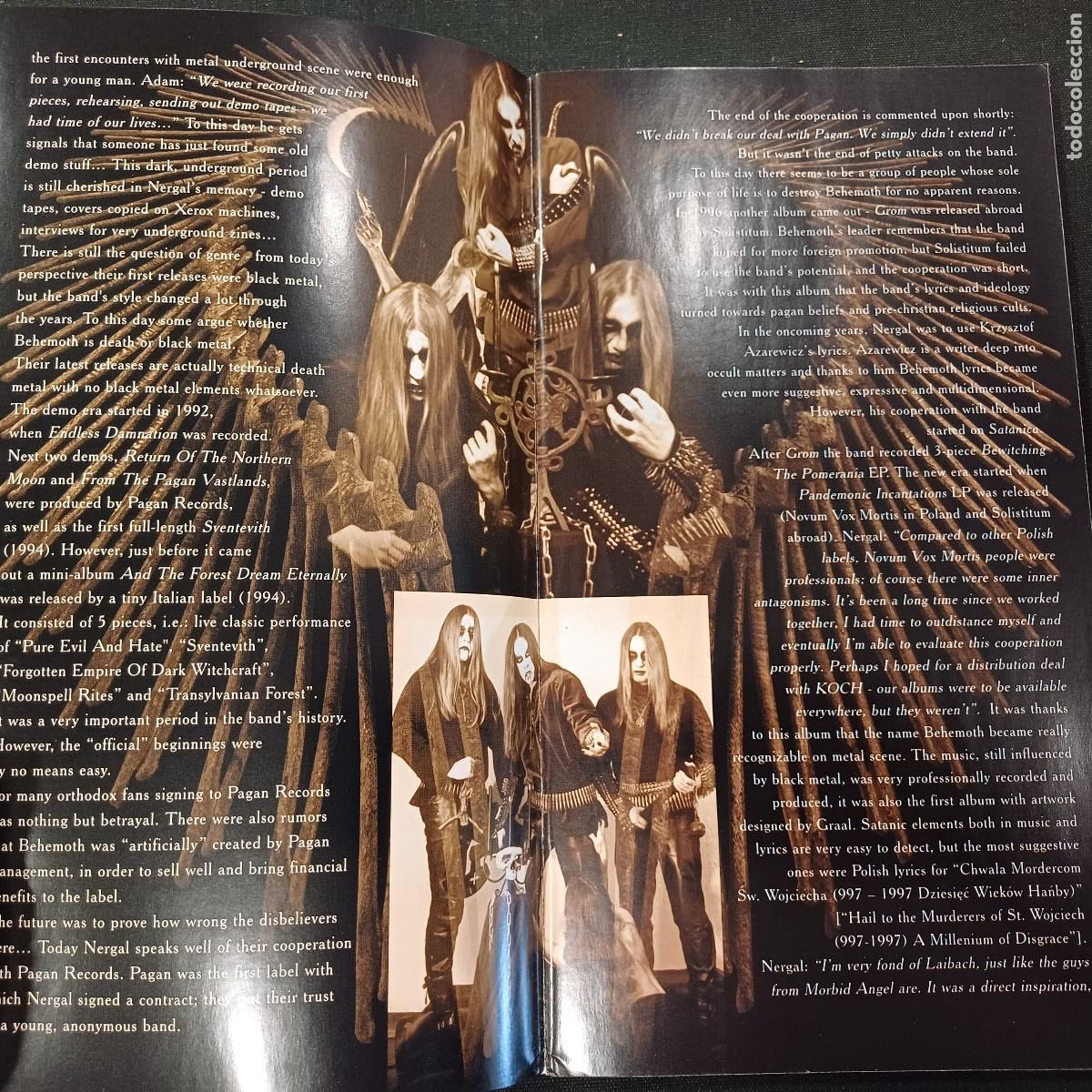 CDs de m&uacute;sica: BEHEMOTH/HISTORICA/BOX SET CD 5 DISCOS METAL. - Foto 7