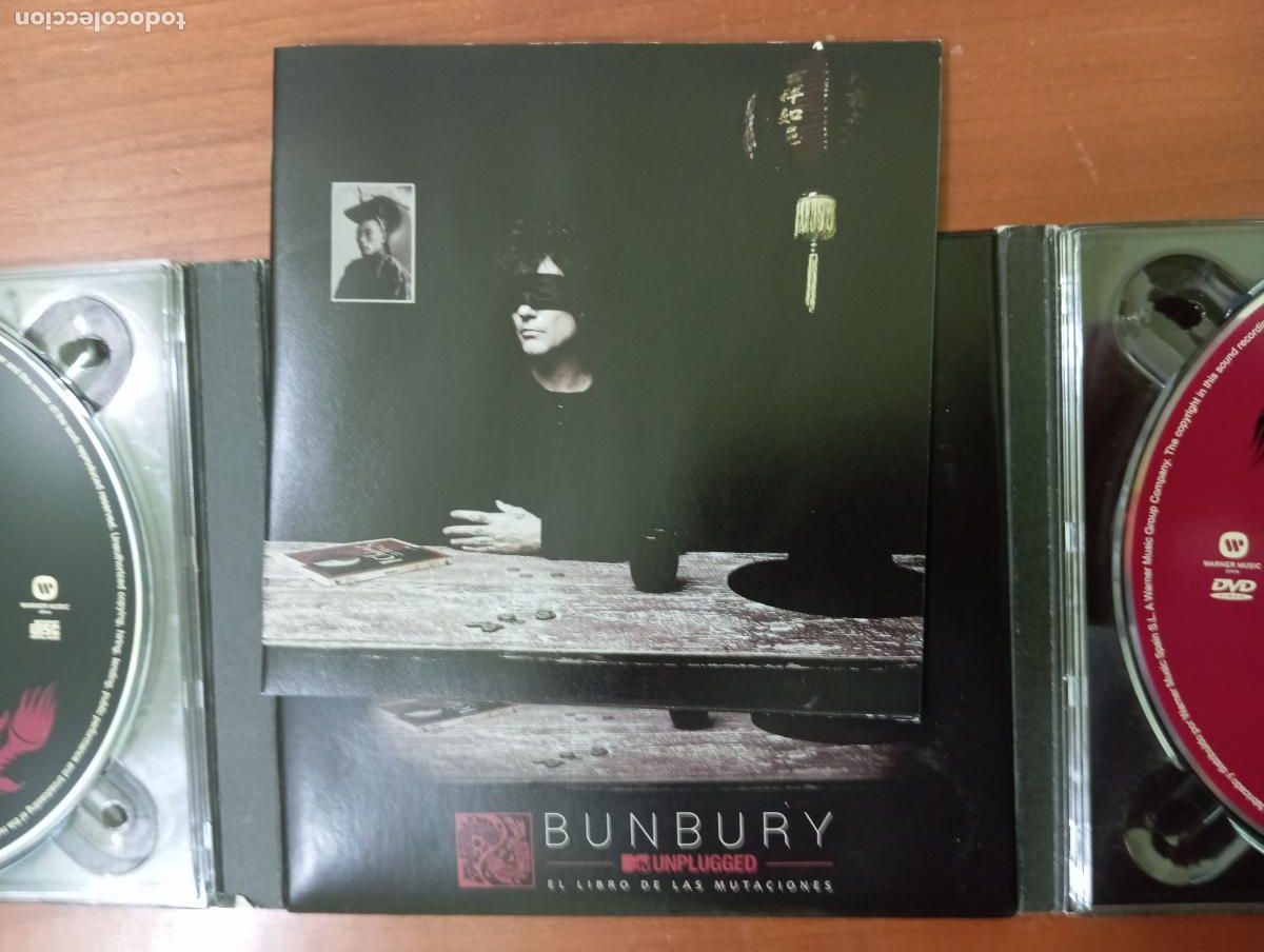 CDs de m&uacute;sica: cd + dvd Bunbury - Unplugged - El libro de las mutaciones - Foto 3