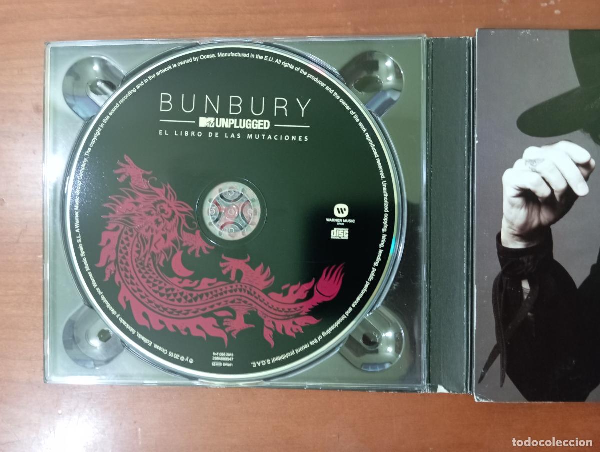 CDs de m&uacute;sica: cd + dvd Bunbury - Unplugged - El libro de las mutaciones - Foto 4