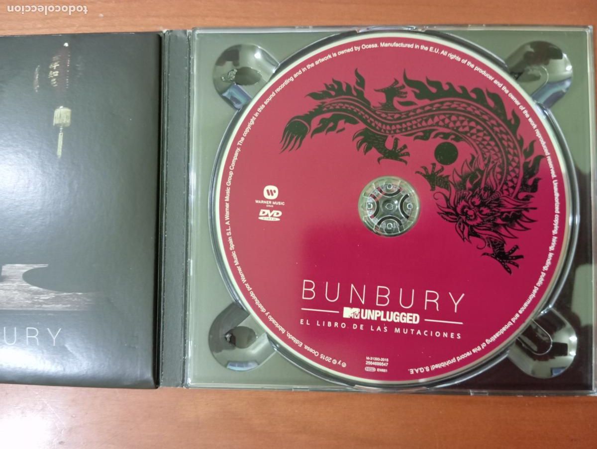 CDs de m&uacute;sica: cd + dvd Bunbury - Unplugged - El libro de las mutaciones - Foto 5