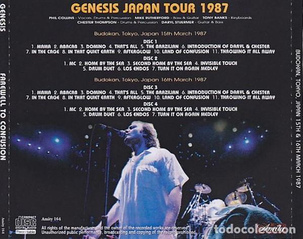 CDs de m&uacute;sica: 4 CDs - GENESIS - Live Budokan 1987 - Foto 2