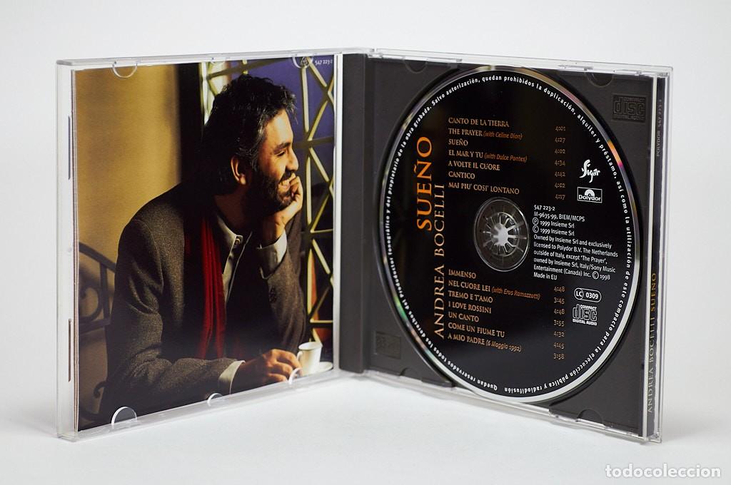 CDs de m&uacute;sica: CD Andrea Bocelli - Sue&ntilde;o - Polydor 1999 - MINT - Foto 3