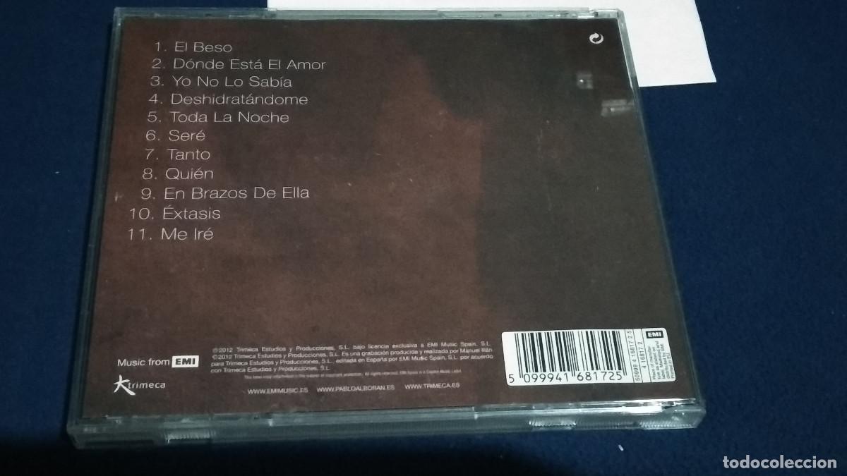 CDs de m&uacute;sica: PABLO ALBOR&Aacute;N / TANTO, CD 2012 EMI - Foto 3