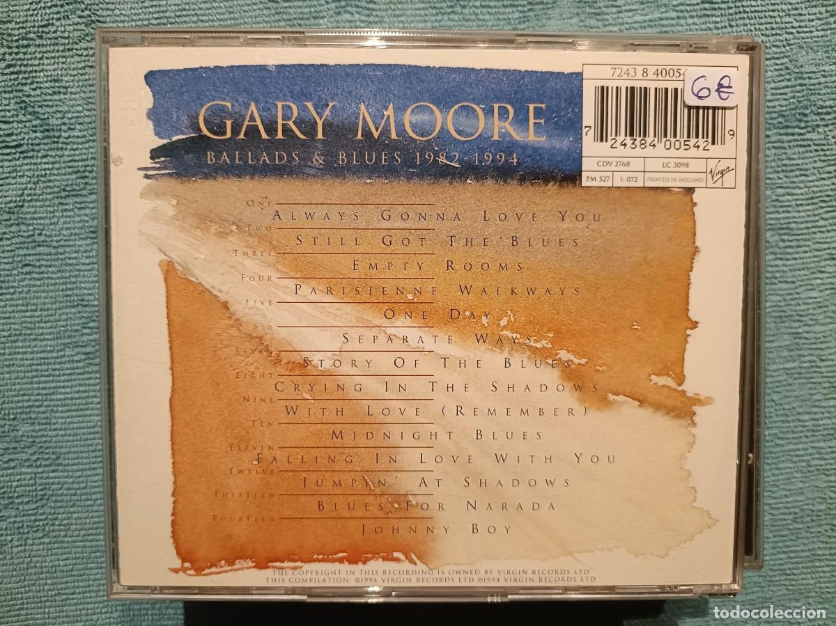 CDs de m&uacute;sica: Gary Moore - Ballads & Blues 1982 / 1994 - CD. - Foto 2