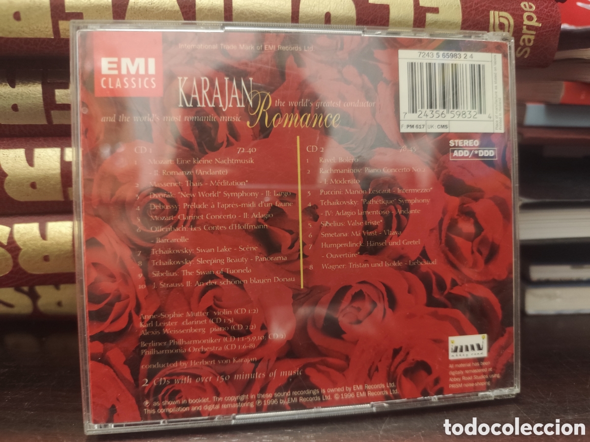CDs de m&uacute;sica: KARAJAN - Romance EMI CLASSICS 2 CD - Foto 7