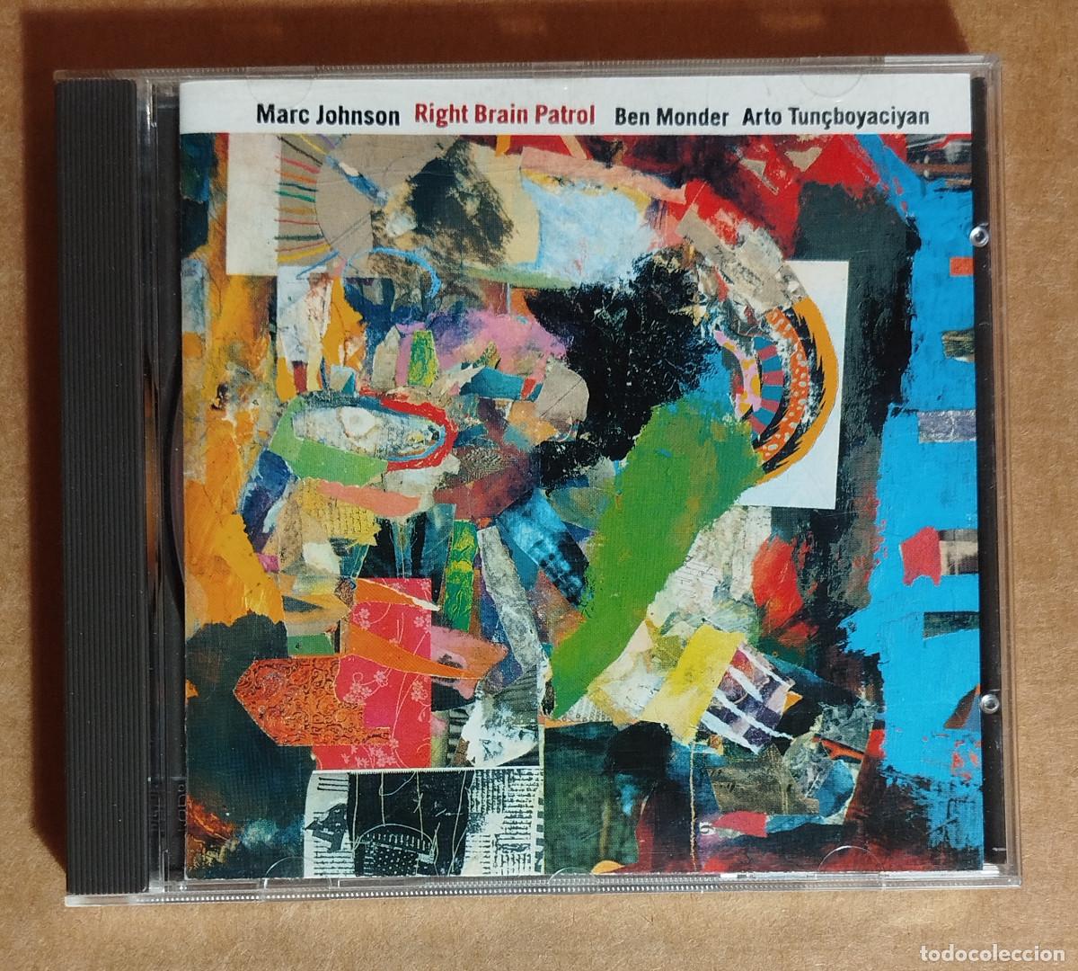 CDs de m&uacute;sica: MARC JOHNSON - RIGHT BRAIN PATROL - 1991 - Foto 1