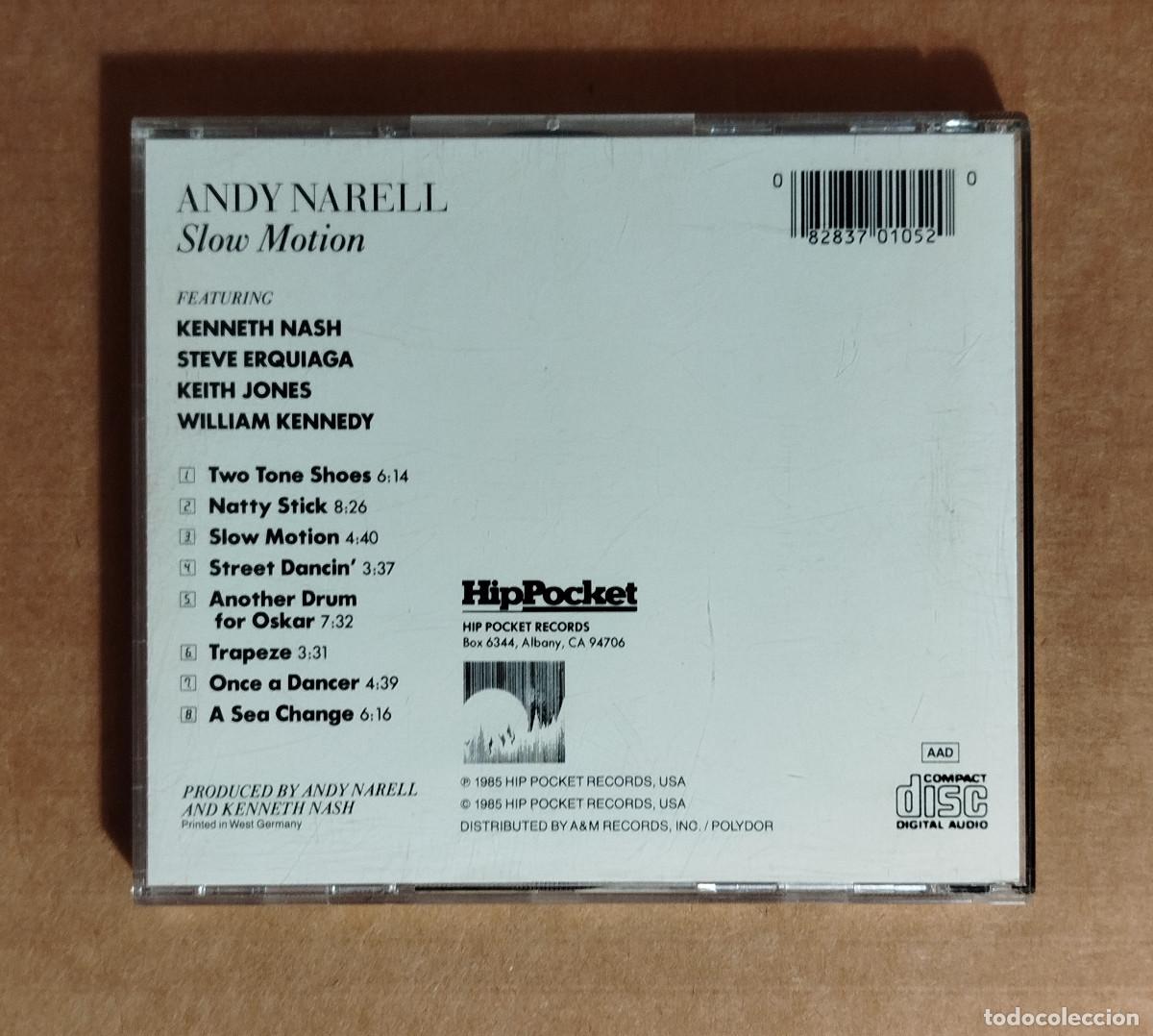 CDs de m&uacute;sica: ANDY NARELL - SLOW MOTION - 1985 - Foto 3