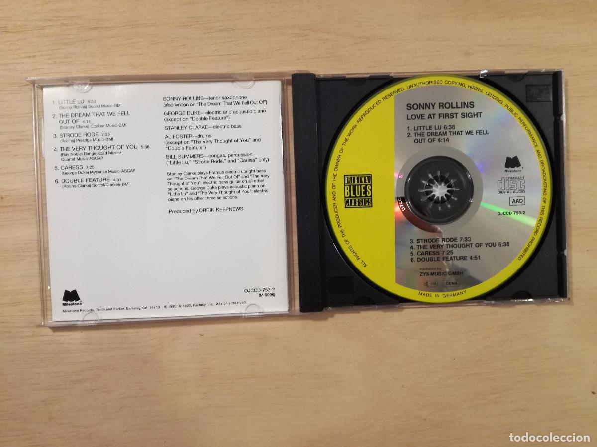 CDs de m&uacute;sica: SONNY ROLLINS - LOVE AT FIRST SIGHT - Foto 2