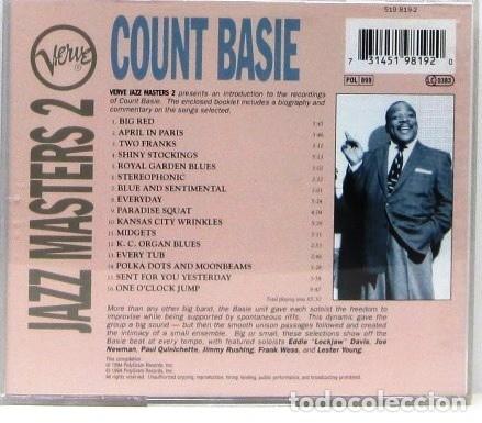 CDs de m&uacute;sica: COUNT BASIE - JAZZ MASTERS 2 - CD - Foto 2