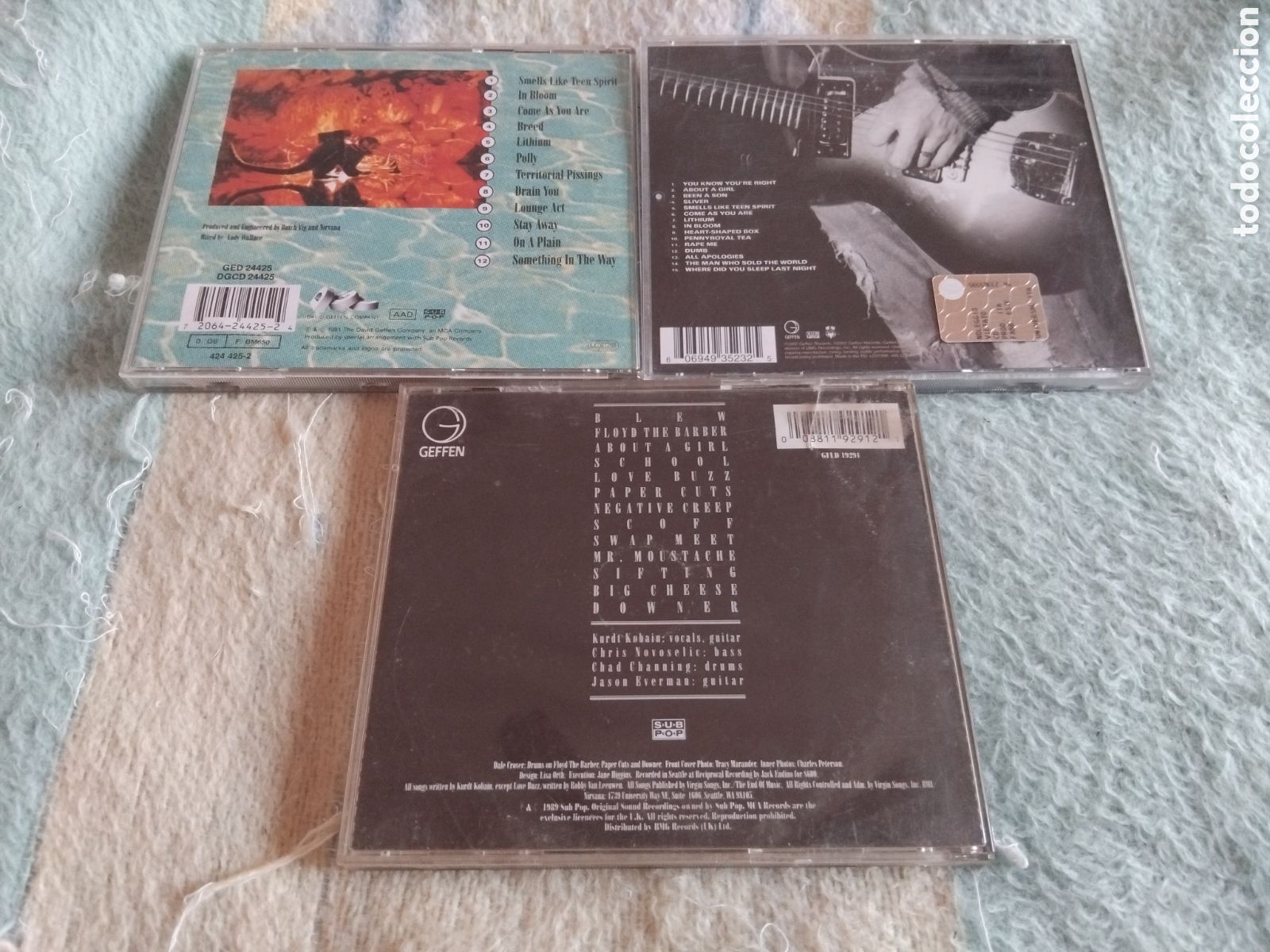 CDs de m&uacute;sica: Lote Nirvana CDS buen estado - Foto 2